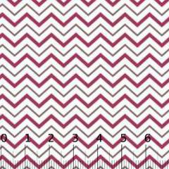 Tecido Tricoline Chevron Colorido - Vinho e Marrom Tecido Tricoline Chevron Colorido - Vinho e Marrom