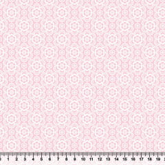 Tricoline Coleção Composê Ideal Rosa Claro - Flores Tricoline Coleção Composê Ideal Rosa Claro - Flores
