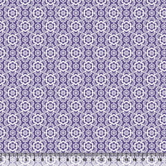 Tecido Tricoline Coleção Composê Ideal Roxo - Flores Tecido Tricoline Coleção Composê Ideal Roxo - Flores
