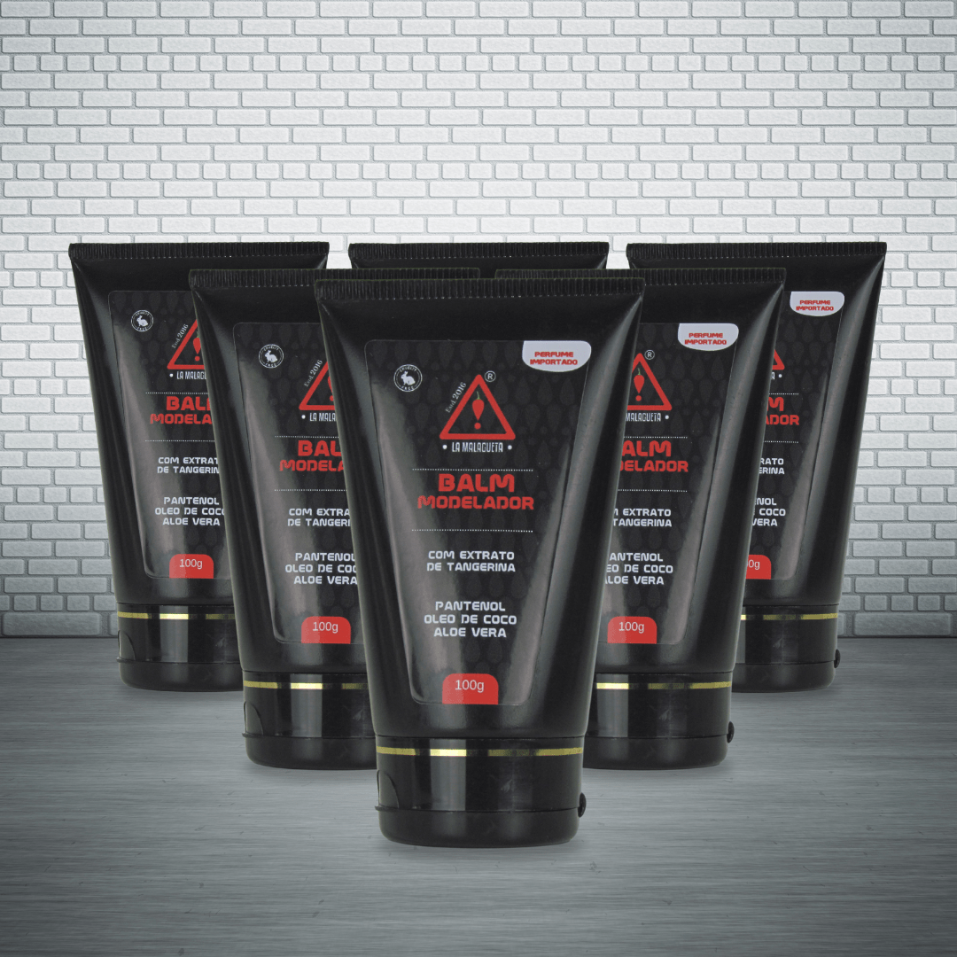 BALM MODELADOR DE BARBA 100G - FARDO COM 6 UNIDADES 