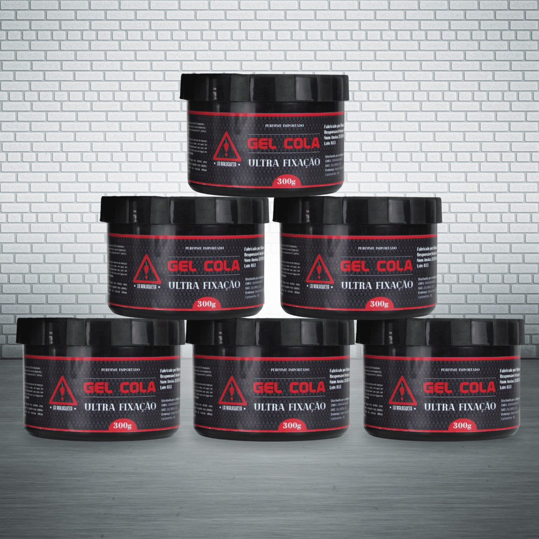 Kit Gel cola 300g - FARDO COM 6 UNIDADES