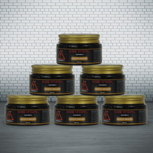 Pomada para cabelo Premium Brilho 100g - Fardo 6 unidades