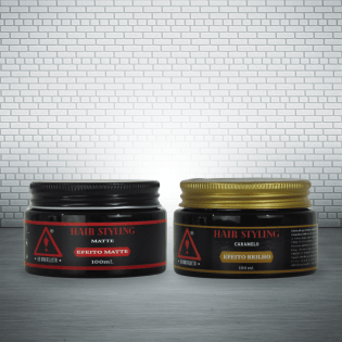 Kit Penteado Premium (Pomada Matte+Brilho)