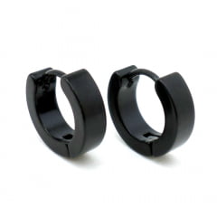 BRINCO ARGOLA PRETO 4 mm (PAR) BRINCO ARGOLA PRETO 4 mm (PAR)