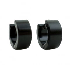 BRINCO ARGOLA PRETO 6 mm (PAR) BRINCO ARGOLA PRETO 6 mm (PAR)