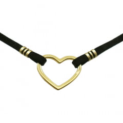 Choker Heart Dourado Choker Heart Dourado