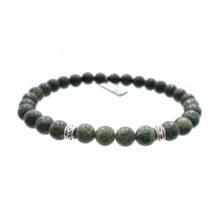 Pulseira Pedra Jaspe Cobra Pulseira Pedra Jaspe Cobra