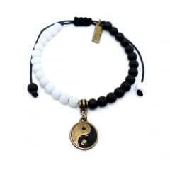 Pulseira Pedras Yin Yang Pulseira Pedras Yin Yang