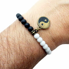 Pulseira Pedras Yin Yang Pulseira Pedras Yin Yang