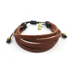 Pulseira Tuliska Macramê Caramelo Pulseira Tuliska Macramê Caramelo