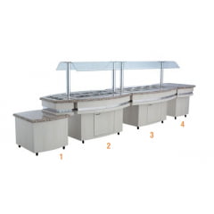 BUFFET MODULADO | LINHA LUXO - VF-010 - BF-001 - RF-127 - VF-009 BUFFET MODULADO | LINHA LUXO - VF-010 - BF-001 - RF-127 - VF-009