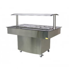 BUFFET PREMIUM AQUECIDO PARA 12 CUBAS - KLIMA - 2384 BUFFET PREMIUM AQUECIDO PARA 12 CUBAS - KLIMA - 2384
