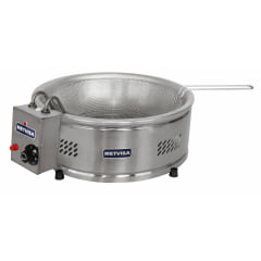 TACHO DE FRITURA ELETRICO 6 L - METVISA - TFE.6 TACHO DE FRITURA ELETRICO 6 L - METVISA - TFE.6