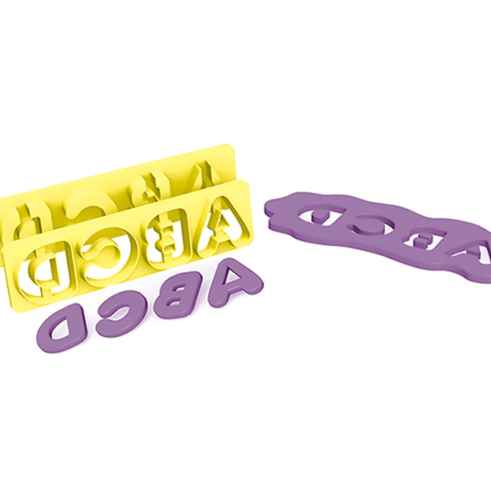 Cortador de Letras Alfabeto Para Biscuit Pasta Americana Confeitaria