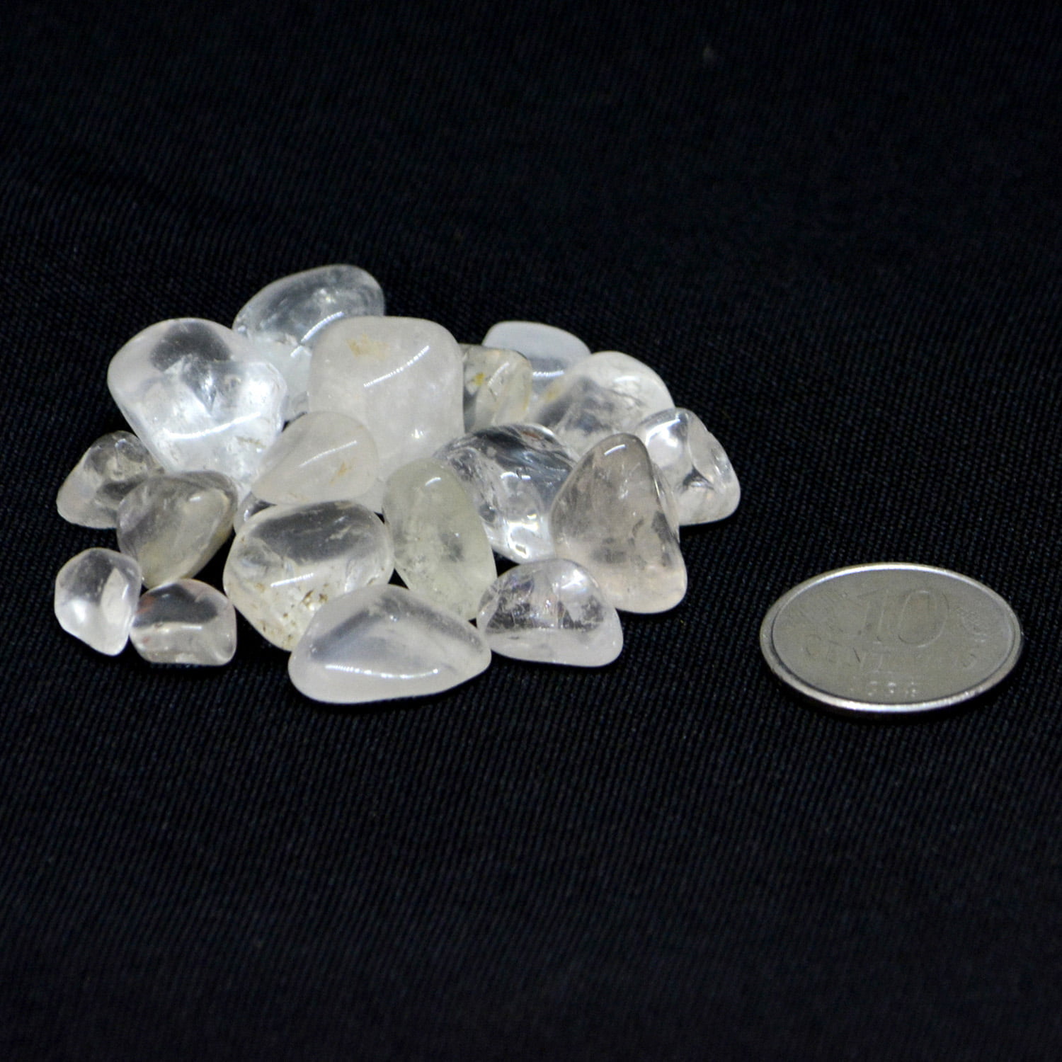 Pacote De Pedra Quartzo Cristal 100g 02 A 1 Cm Helena Cristais 3624