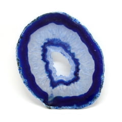 Chapa de Pedra Ágata Azul 13 a 14 cm
