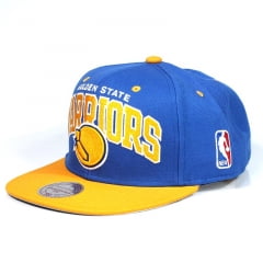 Boné Golden State Warriors Mitchell And Ness Azul Boné Golden State Warriors Mitchell And Ness Azul