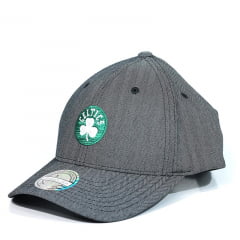 Bone Boston Celtics Mitchell and Ness snapback flextfit cinza Bone Boston Celtics Mitchell and Ness snapback flextfit cinza