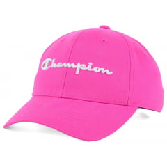 Bone Champion aba curva logo manuscrito rosa Bone Champion aba curva logo manuscrito rosa