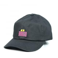 Boné Poms Walls strapback preto Boné Poms Walls strapback preto