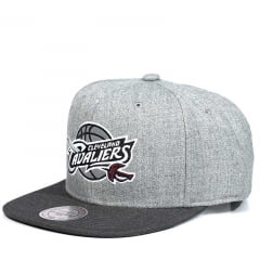 Bone Cleveland Cavaliers Mitchell and Ness snapback mescla logo refletivo Bone Cleveland Cavaliers Mitchell and Ness snapback mescla logo refletivo