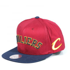 Bone Cleveland Cavaliers Mitchell and Ness snapback vermelho Bone Cleveland Cavaliers Mitchell and Ness snapback vermelho