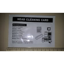 Cartão de Limpeza CR-80 Terminal POS, ATM, - Head Cleaning Card Thermal Printer Cartão de Limpeza CR-80 Terminal POS, ATM, - Head Cleaning Card Thermal Printer