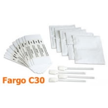 Kit de Limpeza Fargo 85976 - 4 cotonetes , 10 cartões , 10 lenços, Persona C30 Kit de Limpeza Fargo 85976 - 4 cotonetes , 10 cartões , 10 lenços, Persona C30