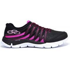 Tênis Feminino Corrida Olympikus Preto Pink Supra Tênis Feminino Corrida Olympikus Preto Pink Supra