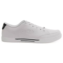 Tênis Casual Masculino Branco Azul Original Olympikus Drift Tênis Casual Masculino Branco Azul Original Olympikus Drift