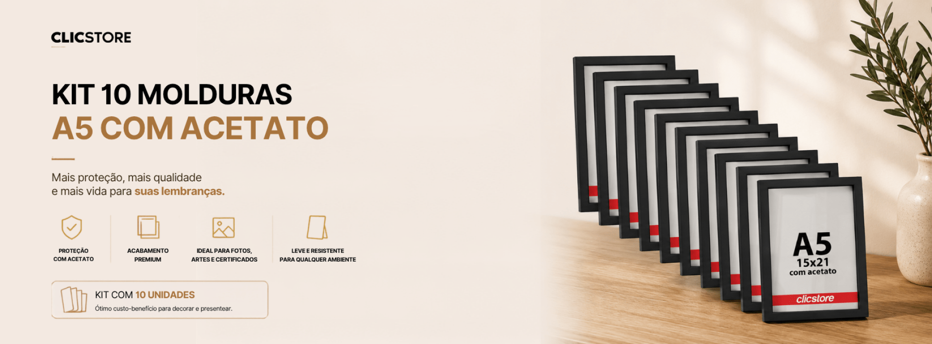 kit 10 molduras