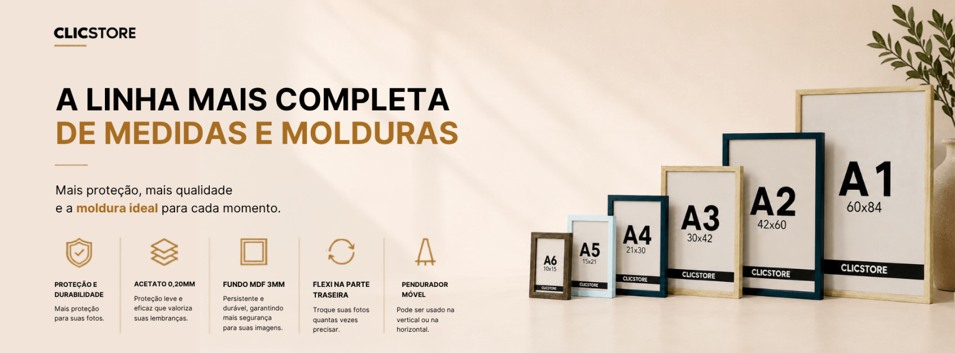 A linha mais completa