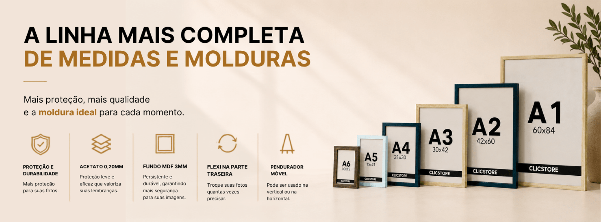 A linha mais completa