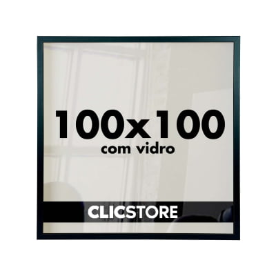 Moldura 100x100 Para Sala Impressão Retrato Foto Gigante