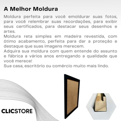 Moldura A3 30x42cm Para Fotos Poster Imagem