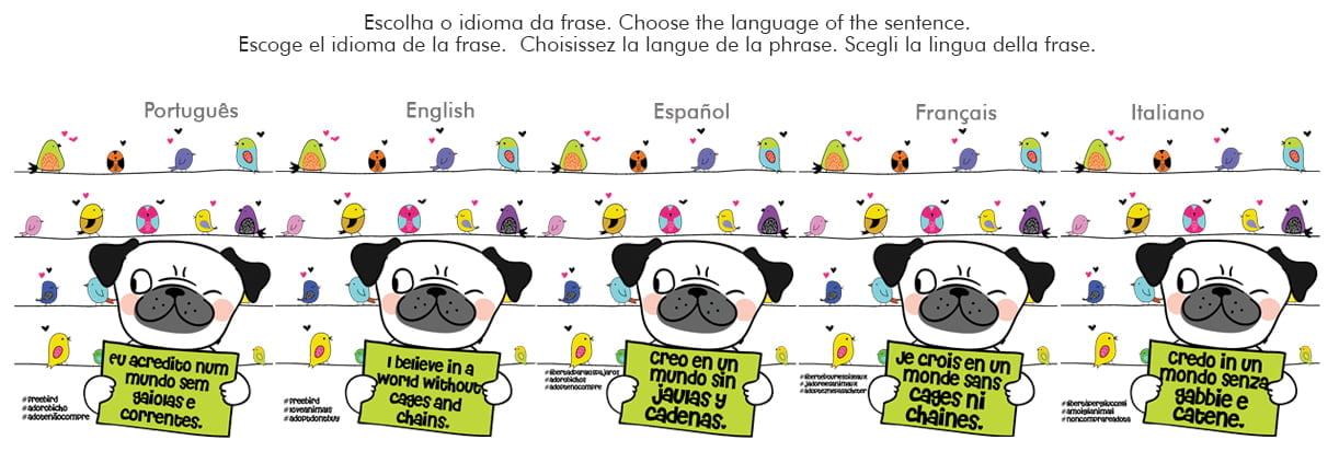 Escolha seu idioma. Choose your language.  Seleccione su idioma. Choisissez votre langue. Scegli la tua lingua.