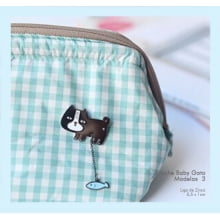 Broche gatinho com peixe Broche gatinho com peixe