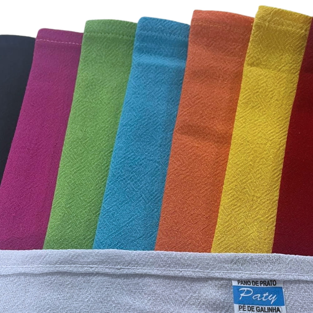 Pano de Prato com Bainha Paty sem Estampa | Pé de Galinha