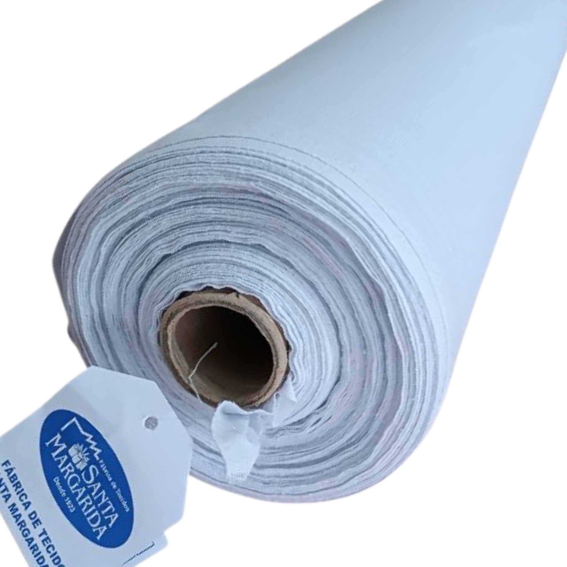 Rolo 30 Metros SM08 Tecido Sacaria Branco Pano de Prato Liso