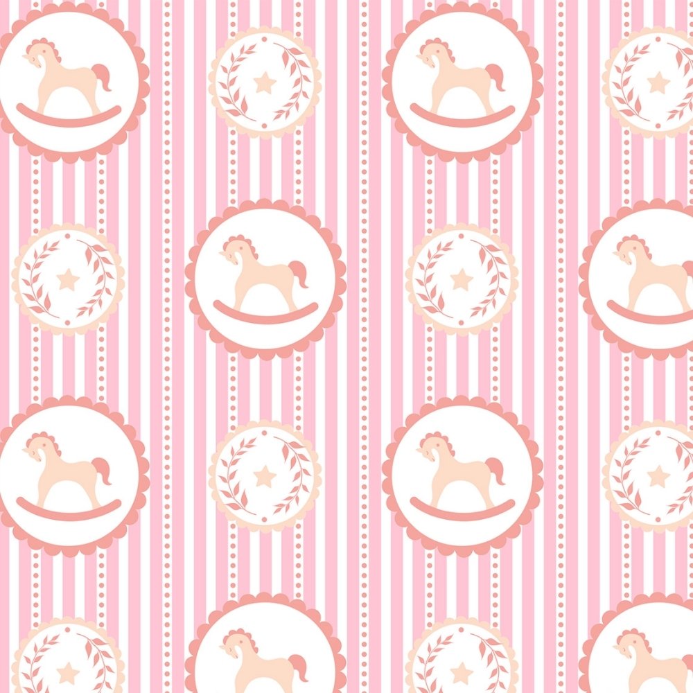 Tecido Tricoline Estampado Infantil Cavalinho P3100-04