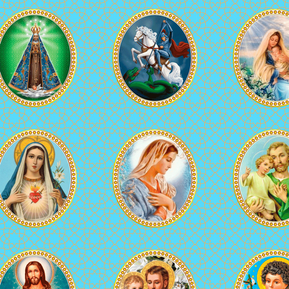 Tricoline Digital Imagens Religiosas P9000-160