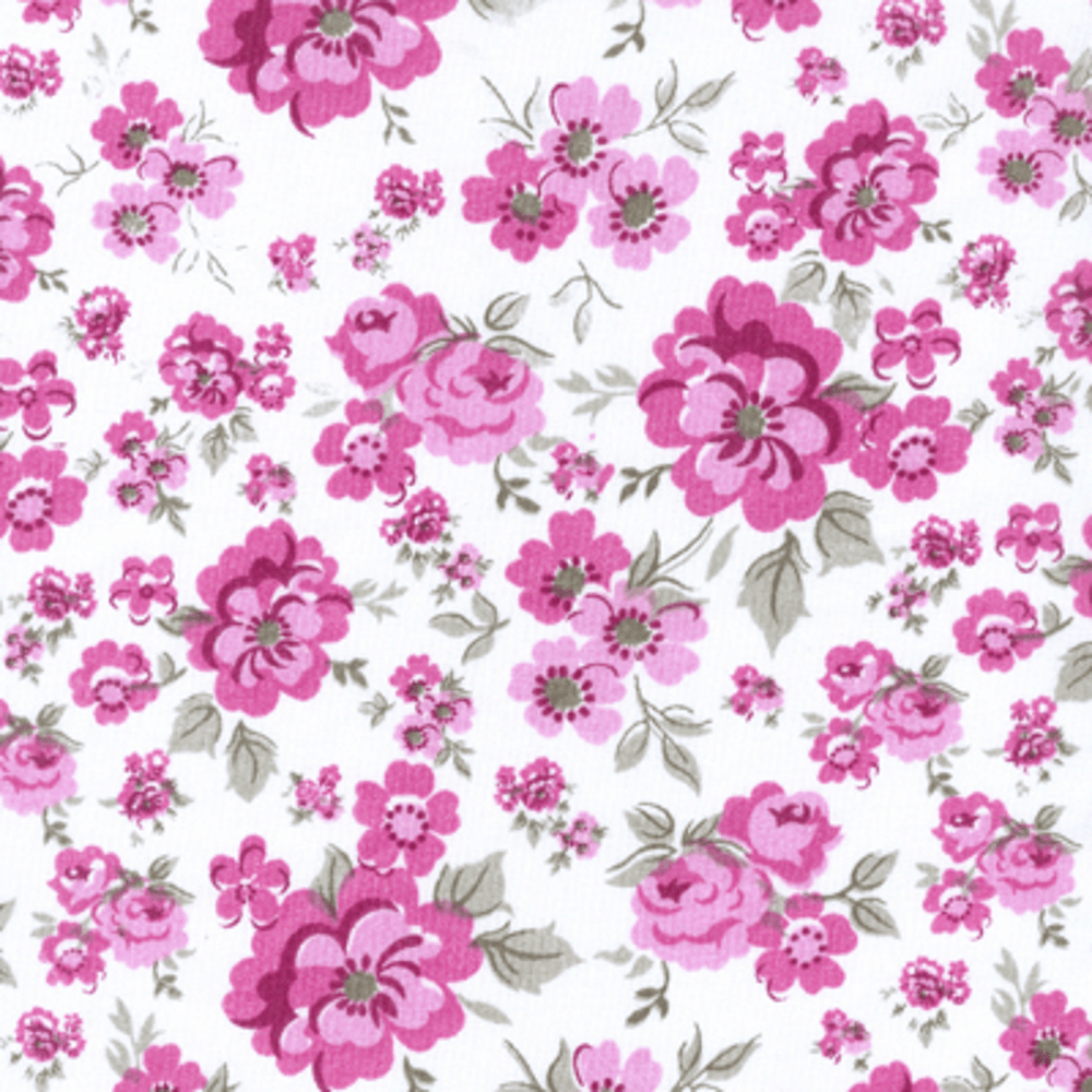 Tricoline Estampado Floral Amanda S1589-03 Pink