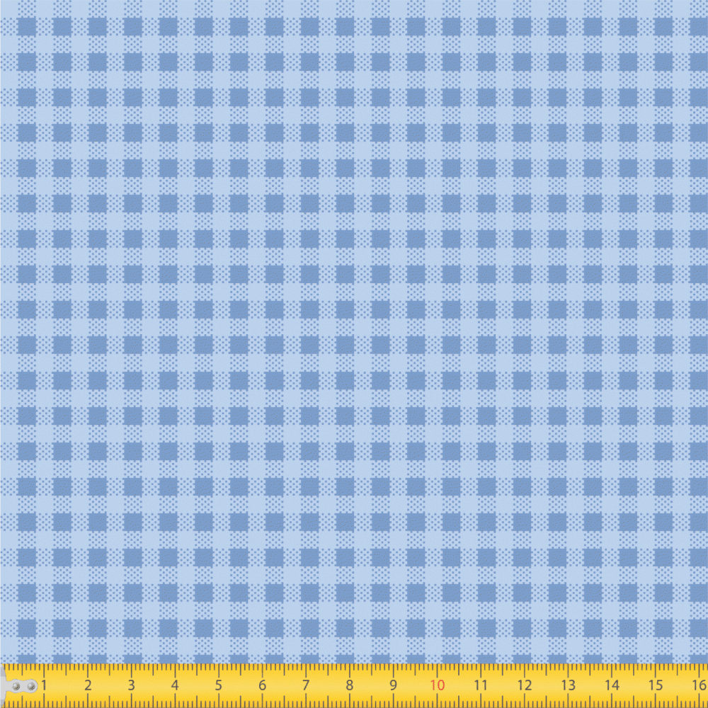 Comprar Tecido Estampado Xadrez Fundo Azul Petróleo Sig 0,5X1,50