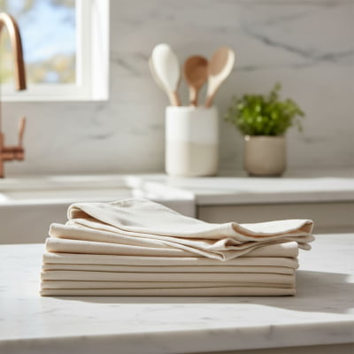 Pano de Copa Estilotex Extra Algodão Cru Liso 70x45cm