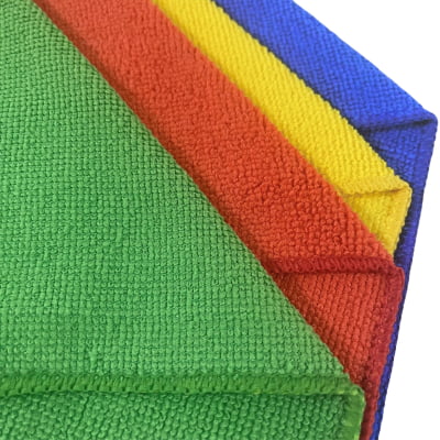 Kit 12 Panos Microfibra para Limpeza Flanela Multiuso Grande 50x70