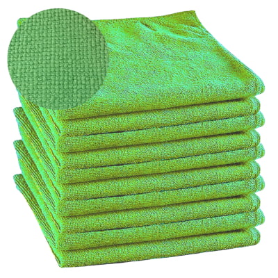 Kit 12 Panos Microfibra para Limpeza Flanela Multiuso Grande 50x70