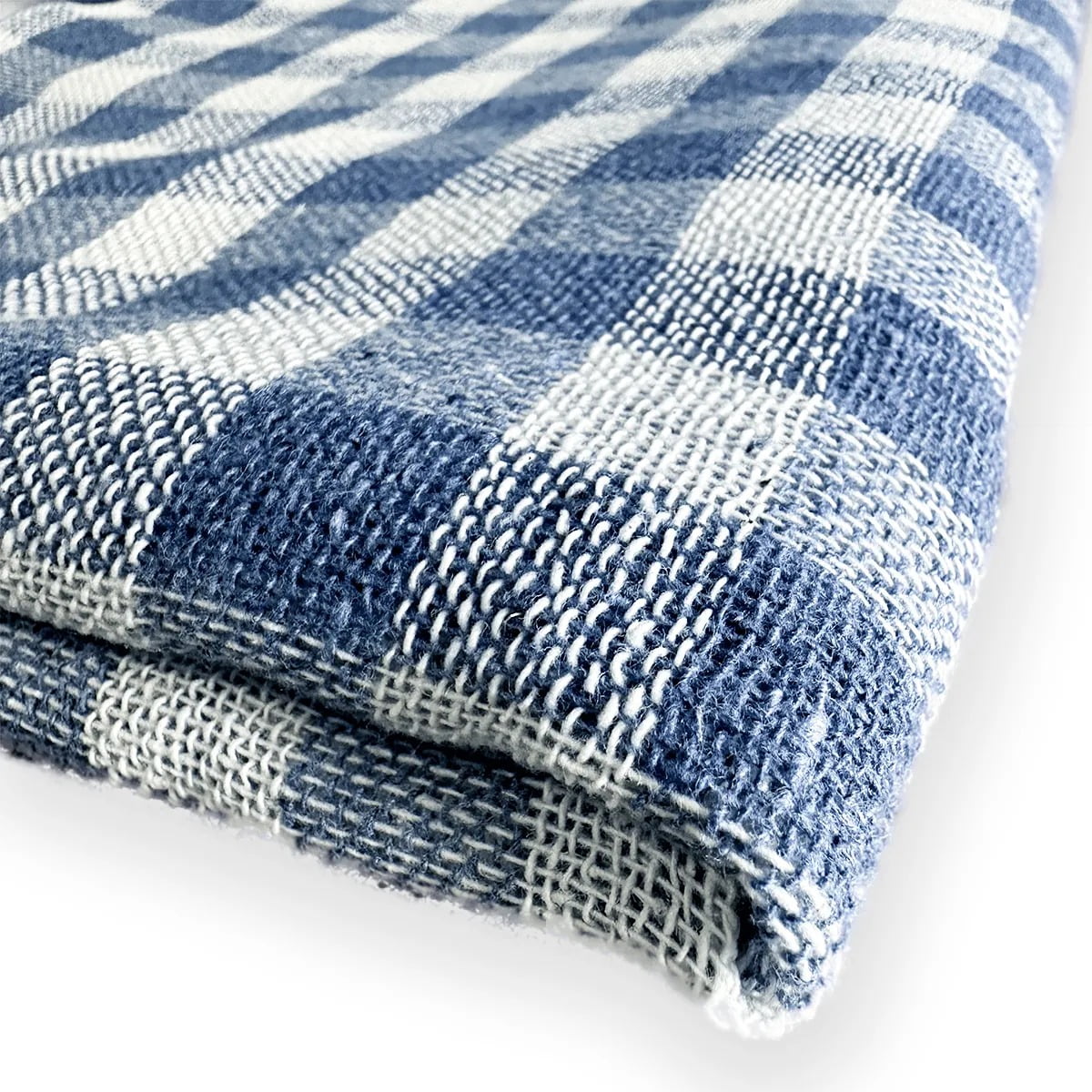 Pano De Chão Grande Saco Xadrez Algodão Duplo 70X45