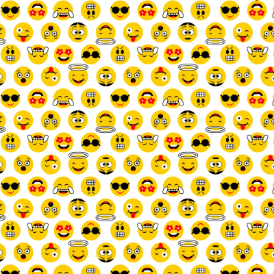 Tricoline Estampado Emoji S18084-01