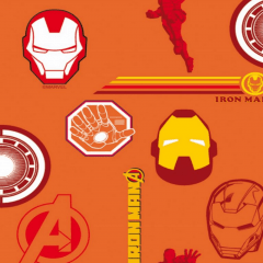 Tricoline Personagens Marvel Vingadores AV003C01 Homem de Ferro