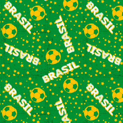 Tricoline Estampado Digital Copa do Mundo Brasil P9017-297